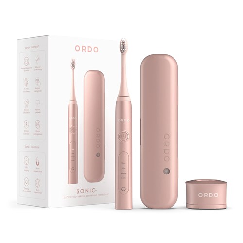 Ordo Sonic+ Electric Toothbrush & Charging Travel Case Pink - Theodist