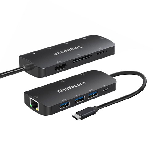 Simplecom Hub 8-in-1 CHT580 USB-C Adaptor HDMI 2.0_1 - Theodist