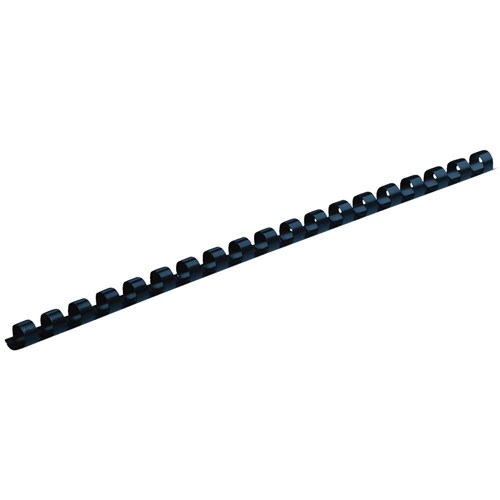 DSB COMB08 Comb Binder 8mm 21 Rings Bind Up To 50 Sheets_Black - Theodist