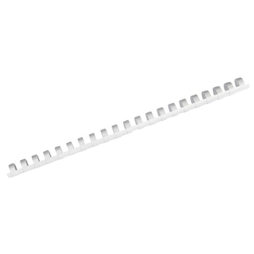 DSB COMB15 Comb Binder 14-16mm 21 Rings Binds Up To 150 Sheets_White - Theodist