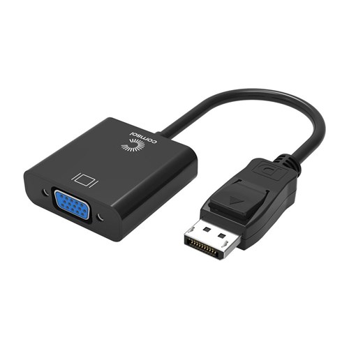 Comsol DP-VG-AD 20cm Display Port Male to VGA Female Adapter - Theodist