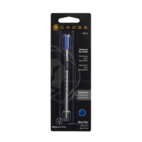 Cross 8512 Ballpoint Pen Refills Blue Fine - Theodist