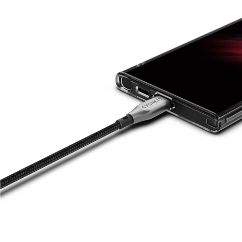 Cygnett USB-C to USB-C Armoured Cable 2m Black CY4676PCTYC_3 - Theodist