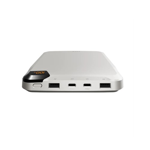 Cygnett VERTPWR 25K Laptop Power Bank 100W 4x USB Ports + Stand, Champagne_3 - Theodist
