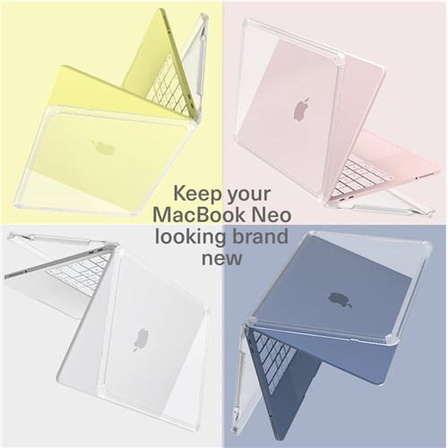 Cygnett ClearShield Tough Protective Clear Laptop Case for MacBook Neo_1 - Theodist