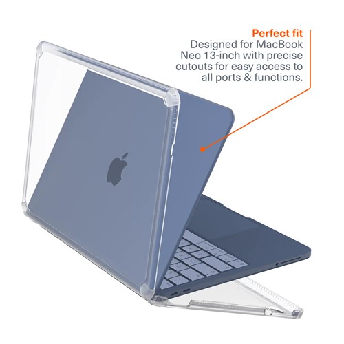 Cygnett ClearShield Tough Protective Clear Laptop Case for MacBook Neo_2 - Theodist