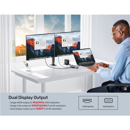Unitek D1113A USB-C 9 in 1 56GBps Hub Space Grey_10  - Theodist
