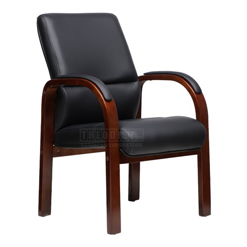 Chair D3001 Leather, Visitor, Meeting - Theodist