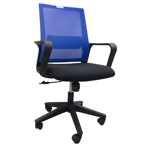 Office Chair Modern Mesh Middle D6339B_BLU - Theodist