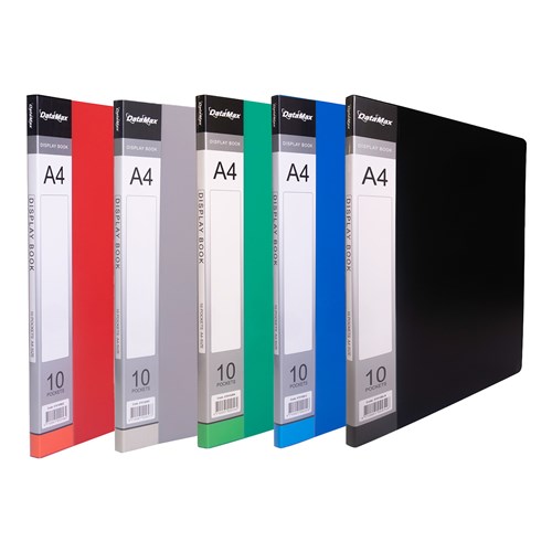 DataMax D87010 Display Book A4 Insert Cover 10 Pocket - Theodist