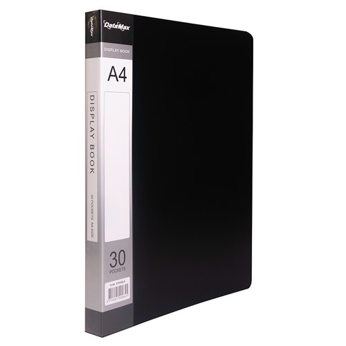 DataMax D87030 Display Book A4 Insert Cover 30 Pocket_BLK - Theodist