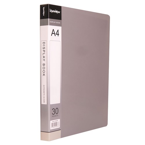DataMax D87030 Display Book A4 Insert Cover 30 Pocket_GRY - Theodist