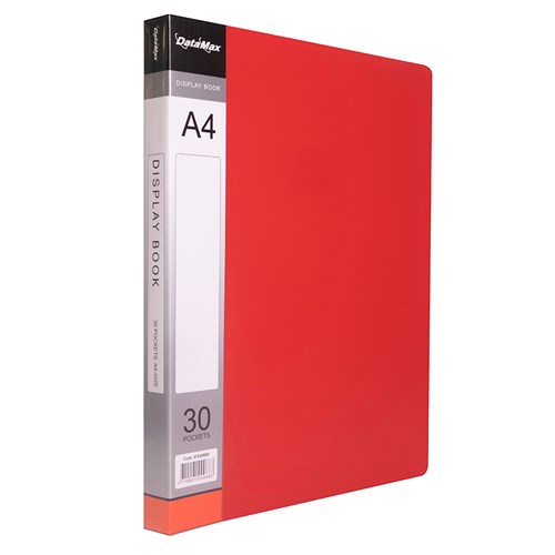 DataMax D87030 Display Book A4 Insert Cover 30 Pocket_RED - Theodist