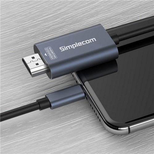 Simplecom DA322 USB-C TO HDMI 2.0 HDCP 4K Cable_1 - Theodist