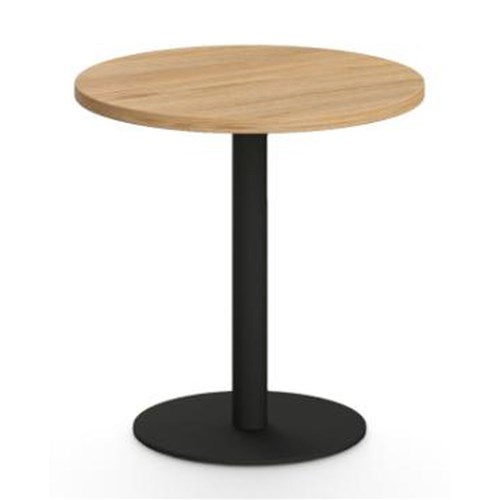 Milano Series Meeting Table Round, 600DIA x 750H, Oak - Theodist