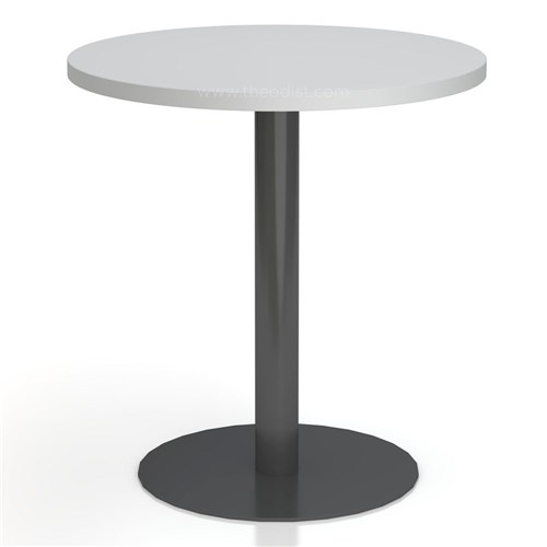 Milano Milano Series Meeting Table Round, 600DIA x 600H, Light Grey - Theodist