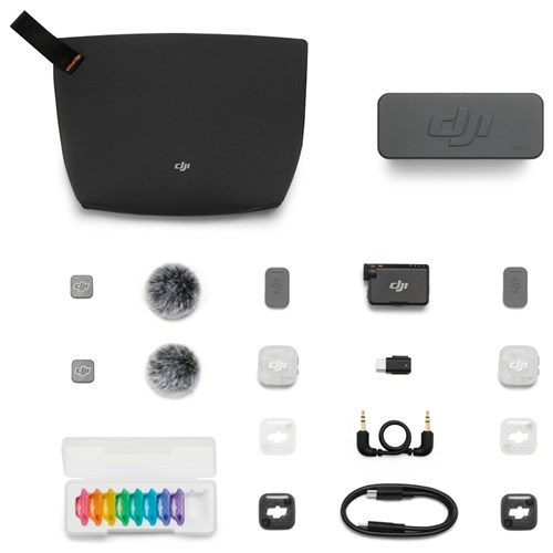 DJI Mic Mini 2S (2 TX +1 RX + Charging Case) 6937224141018 - Theodist
