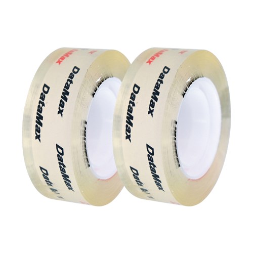 DataMax DM1833 Clear Tape 2 Pack 18mmX33m_1 - Theodist
