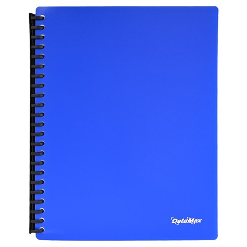 DataMax DM23A4 Display Book A4 Refillable 20 Pockets/ 40 Pages Clear_BLU - Theodist