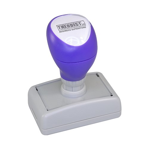 Stamp Pre-Inked Custom Design 28x78mm DM2878 - Theodist