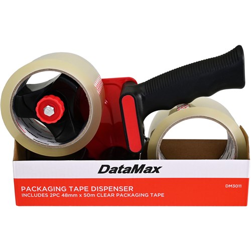 DataMax DM3011 Packaging Tape Dispenser Includes 2PC 48mmX50m Clear Packaging Tape_1 - Theodist