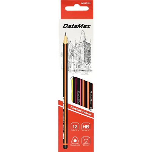 DataMax DM43511 Graphite Pencils HB 12pcs - Theodist