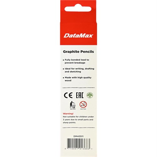 DataMax DM43511 Graphite Pencils HB 12pcs - Theodist