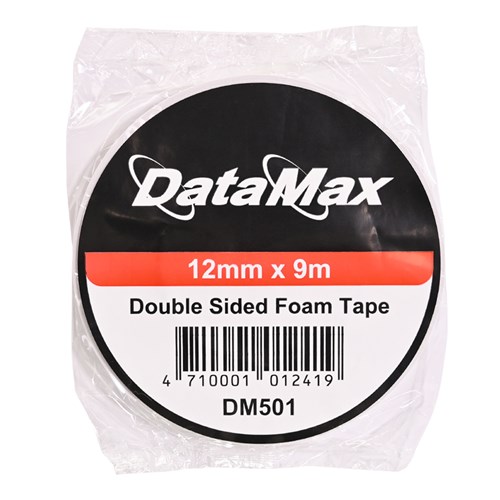DataMax DM501 Double Sided Foam Tape 12mmx9m_1 - Theodist