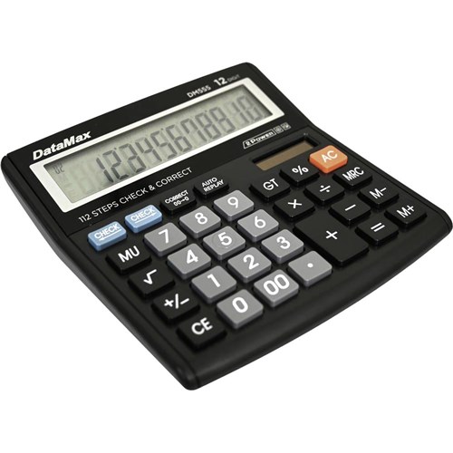Datamax DM555 - Desktop Calculator Check & Correct Function 12-Digits CX-555M - Theodist