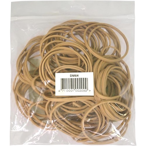 DataMax DM64 No.64 Rubber Bands 60x6.0mm 100g - Theodist