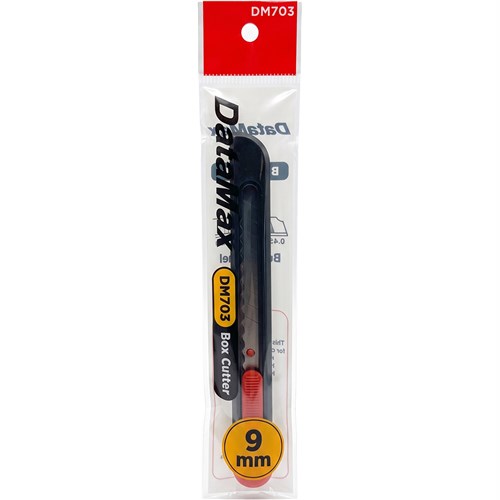 Datamax DM703 Box Cutter Black Steel Blade 9mm - Theodist