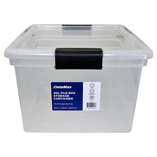 DataMax DM8300 File Box Storage Container 40L 457x428x295mm (Fits FC Suspension Files)_1 - Theodist