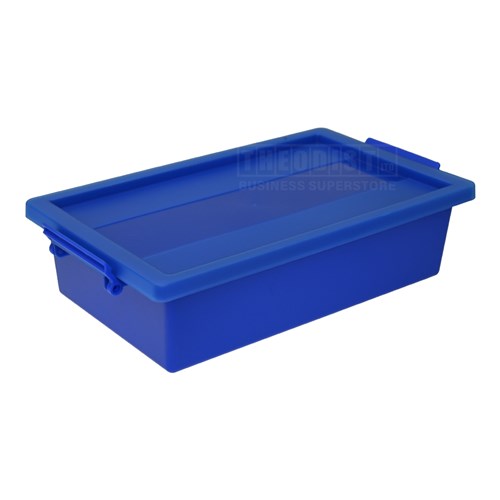 DataMax DM9010 Storage Box with Lid 310x175x80mm_BLU - Theodist