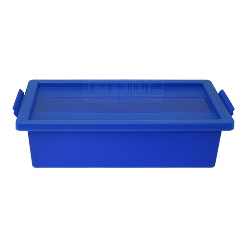 DataMax DM9010 Storage Box with Lid 310x175x80mm_BLU1 - Theodist