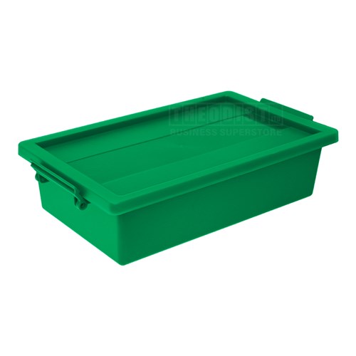 DataMax DM9010 Storage Box with Lid 310x175x80mm_GRN - Theodist