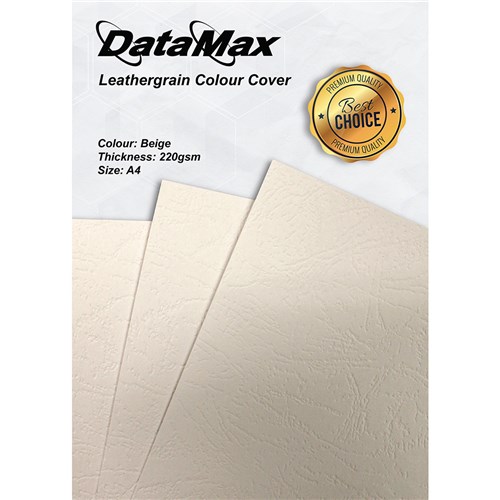 DataMax DMBC98 Leathergrain Textured Binding Cover 300gsm A4_OWT - Theodist