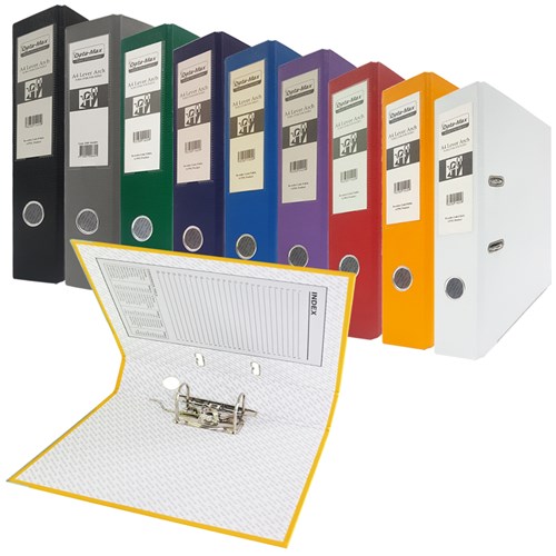 DataMax DMF140 Lever Arch File A4, Assorted Colours - Theodist