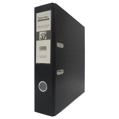 DataMax DMF140 Lever Arch File A4_Black - Theodist