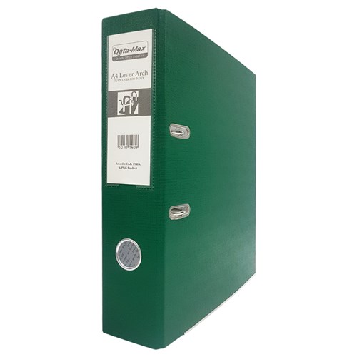 DataMax DMF140 Lever Arch File A4_Green - Theodist