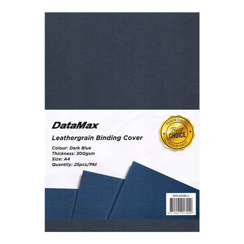 DataMax DMLG25 Leathergrain Binding Cover 300GSM A4 25Pcs/ Pack_7 - Theodist