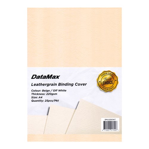 DataMax DMLG25 Leathergrain Binding Cover 300GSM A4 25Pcs/ Pack_3 - Theodist