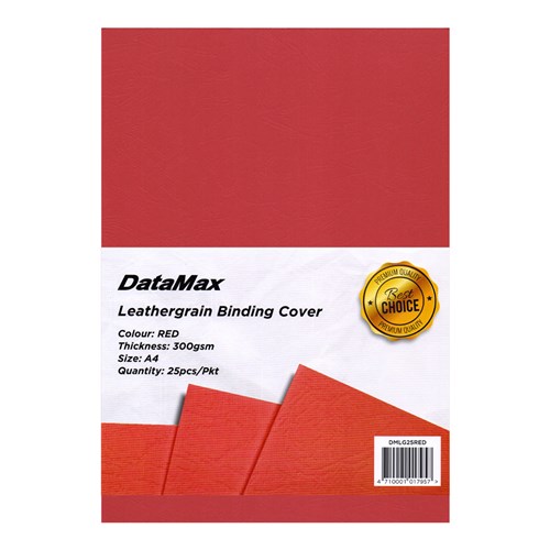 DataMax DMLG25 Leathergrain Binding Cover 300GSM A4 25Pcs/ Pack_5 - Theodist