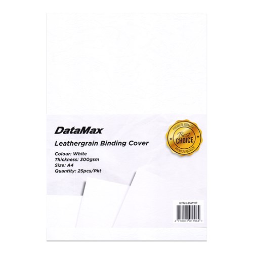 DataMax DMLG25 Leathergrain Binding Cover 300GSM A4 25Pcs/ Pack_1 - Theodist
