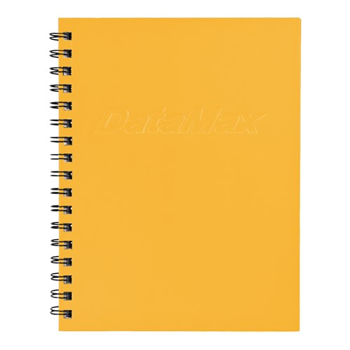 DataMax DMX511 Notebook Hardcover A5,  Black/Yellow, 200 Pages_YEL - Theodist