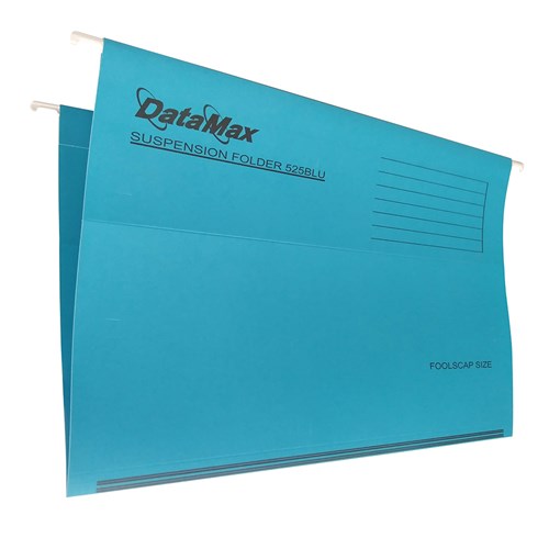 DataMax DMX525 Suspension Files Foolscap Size 4 Colours 25 Pack_BLU - Theodist
