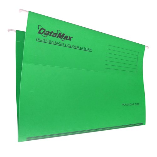 DataMax DMX525 Suspension Files Foolscap Size 4 Colours 25 Pack_GRN - Theodist