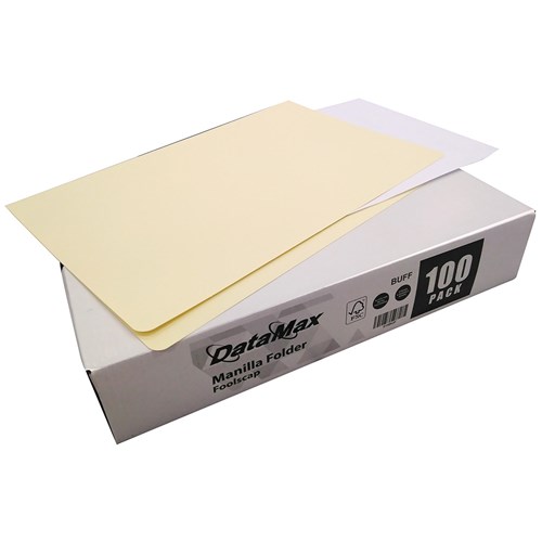 DataMax DMX815 Manila Folder Foolscap Box of 100_BUF - Theodist