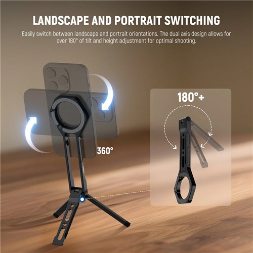 Neewer DS027 Magnetic Phone Tripod Stand_2 - Theodist