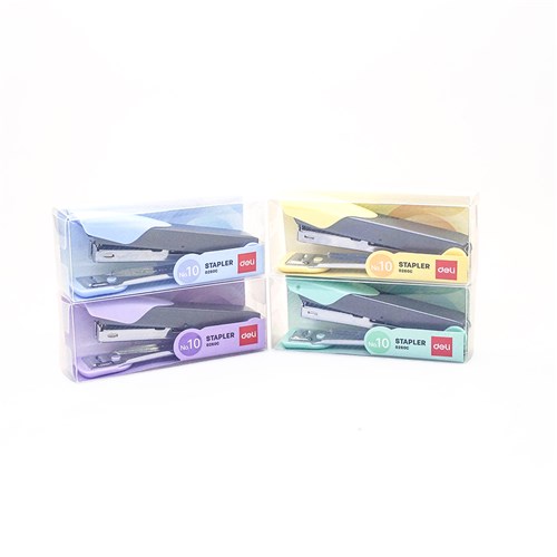 Deli 0260C Stapler Suits No.10 Staples Assorted Colours - Theodist