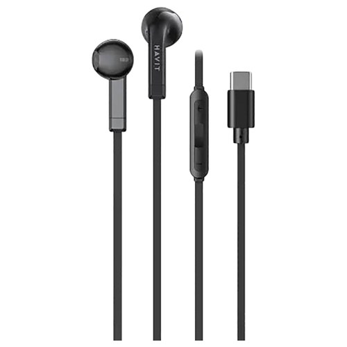 Havit E336C Wired Earphone with Microphone Type-C Black - Theodist